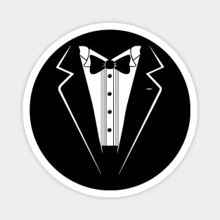 Classic Black Tuxedo Magnet